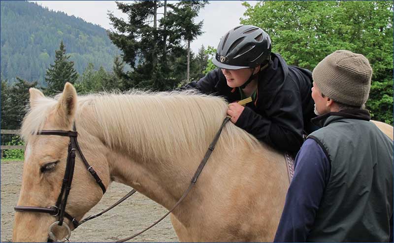 We want you to volunteer at the Salt Spring Therapeutic Riding Association